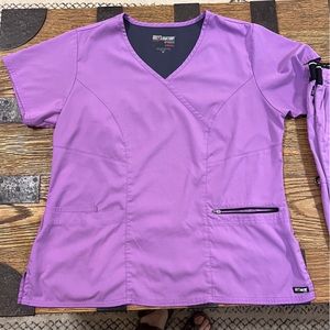Grey’s Anatomy Lilac Scrub Set